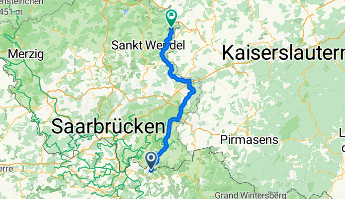 Saarland-Radweg: Herchweiler – Gersheim