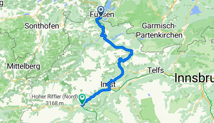 Via Claudia Augusta: FĂĽssen to Landeck