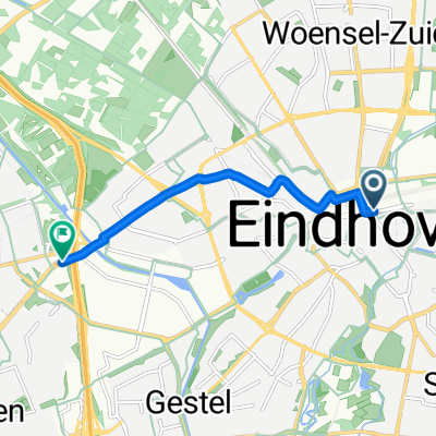 Route zu P+R Meerhoven
