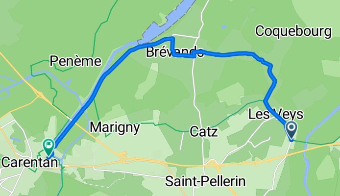 Carentan to Isigny-sur-Mer