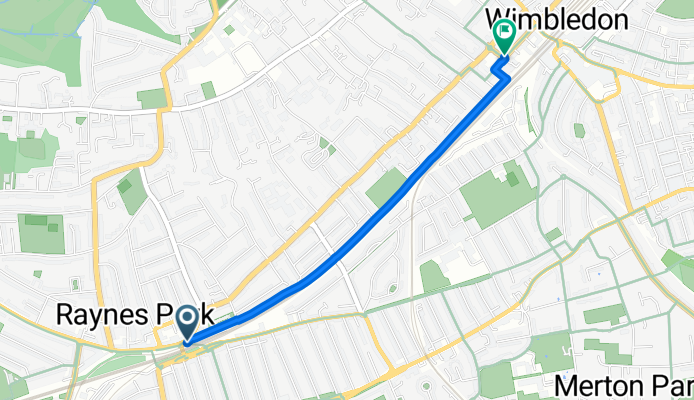 National Cycle Network Route 208: Morden