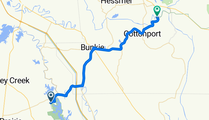 90: Mansura to Pine Prairie