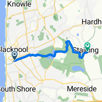 NCN Route 62: Blackpool to Poulton le Fylde