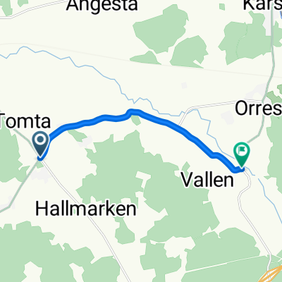 Regionalt cykelnät Västerås 118: Tillberga – Hummelsta