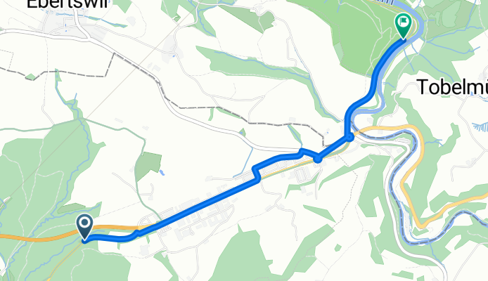 L'Areuse–Emme–Sihl - Etappe 5
