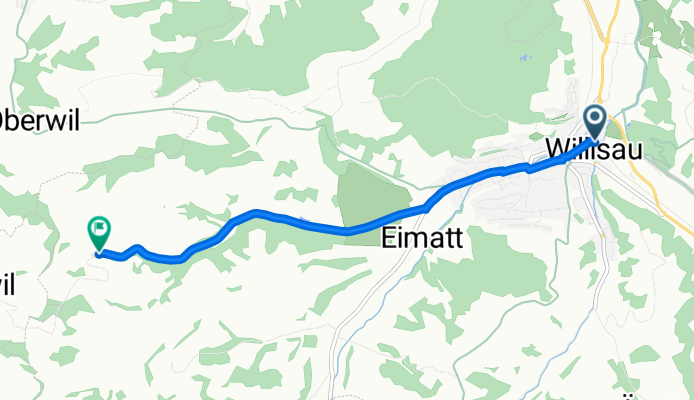 Herzschlaufe Napf: Willisau – Zell