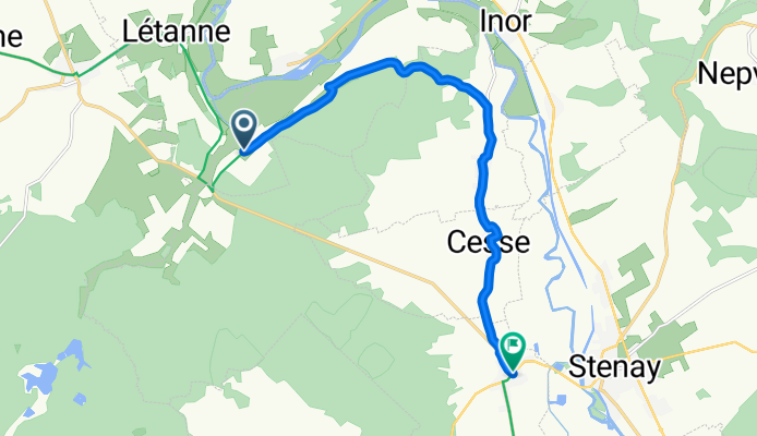 EuroVelo 19 France, Stage 10: Stenay - Stenay