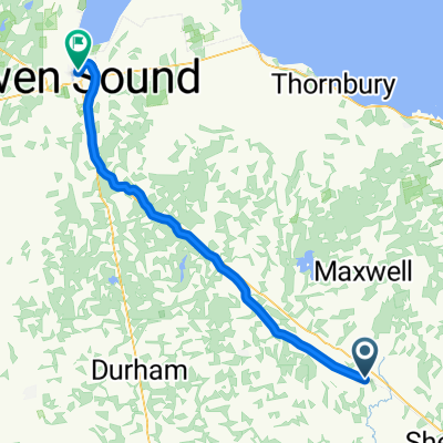 CP Rail Trail: Owen Sound to Shelburne