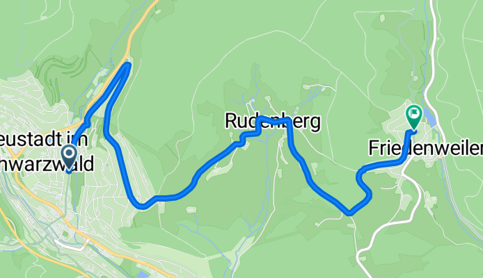 RadNETZ Titisee-Neustadt–Bräunlingen: Friedenweiler to Titisee-Neustadt