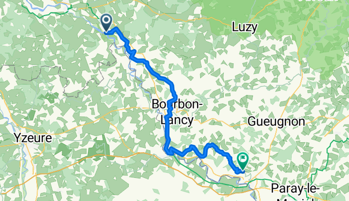 Tour de Bourgogne à Vélo: La Motte-Saint-Jean - Decize