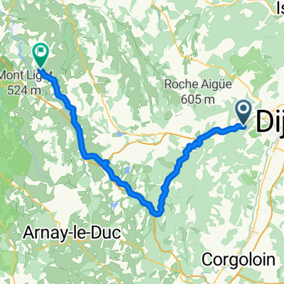 Tour de Bourgogne à Vélo - Canal de Bourgogne: Velars-sur-Ouche to Semur-en-Auxois
