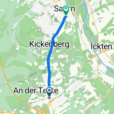 Lokales Radwegenetz Mülheim an der Ruhr