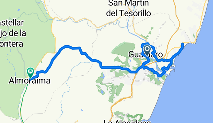 EuroVelo 8 - Ruta Mediterránea: Castellar de la Frontera a Manilva