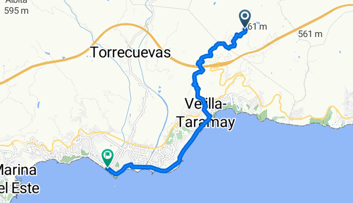 EuroVelo 8: Almuñécar → Jete