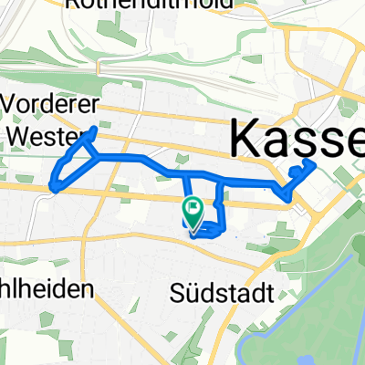 Schlangenweg, Kassel nach Schlangenweg, Kassel