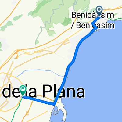 EuroVelo 8 Ruta Mediterránea: Benicassim - Castellón de la Plana