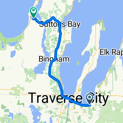 Route 35 (Michigan): Leland to Traverse City