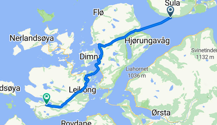 Nasjonal sykkelrute 1: Langevåg–Larsnes