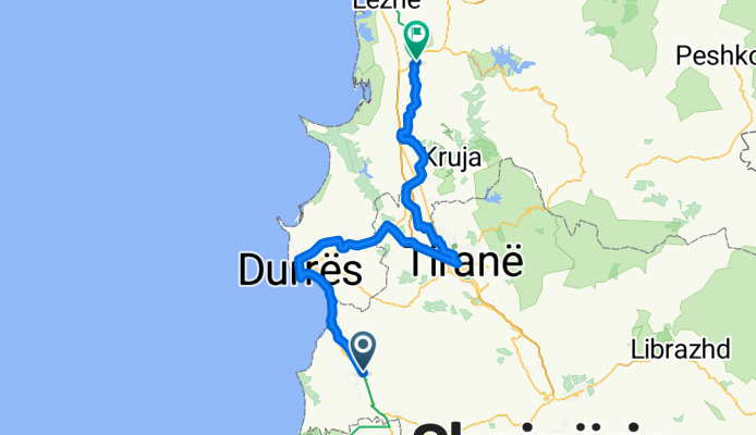 EuroVelo 8 - Mediterranean Route - part Albania