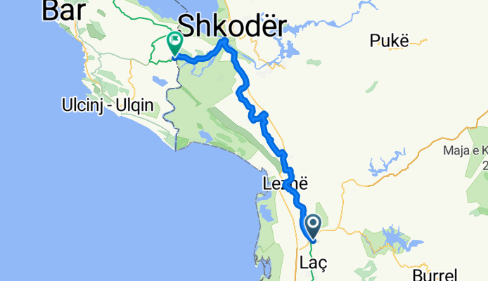 EuroVelo 8 - Mediterranean Route - part Albania