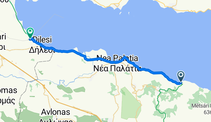Eurovelo 11 - East Europe Route - part Greece