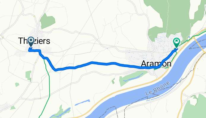 Route to Carrefour Contact Contact Aramon