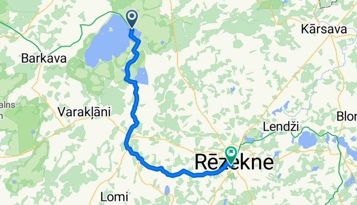 EuroVelo 11 - East Europe Route - part Latvia