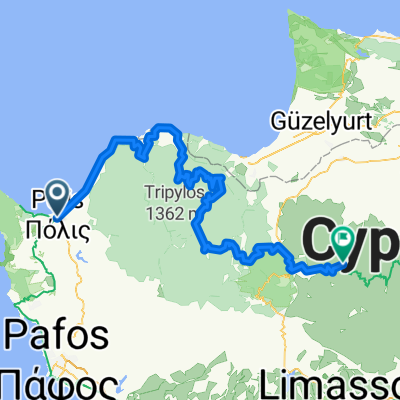 EuroVelo 8 - Mediterranean Route - part Cyprus