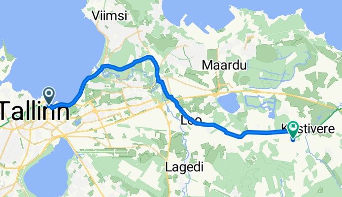 EuroVelo 11 - East Europe Route - part Estonia