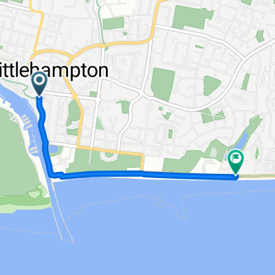 National Cycle Route 2: Rustington to Littlehampton