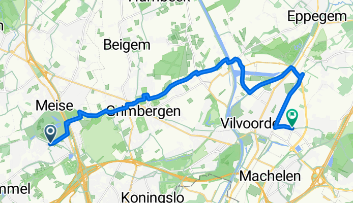 Groene Gordelroute: Bever to Vilvoorde