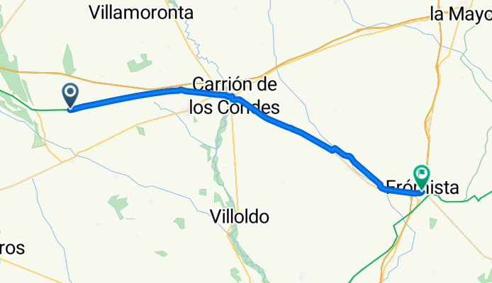 EuroVelo 3 Pilgrim's Route: Bustillo del Páramo de Carrión to Frómista