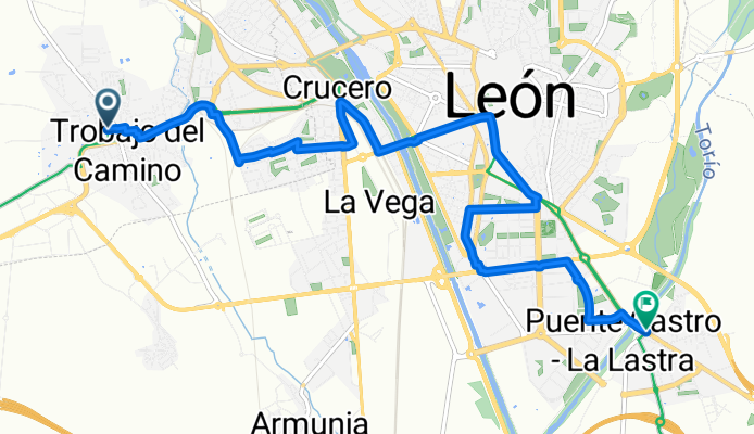 EuroVelo 3 - Pilgrim's Route: San Andrés del Rabanedo to León