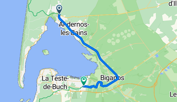 EuroVelo 1 – La Vélodyssée: Gujan-Mestras to Arès