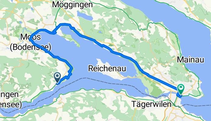 EuroVelo 15 – Rheinradweg: Gaienhofen – Kreuzlingen