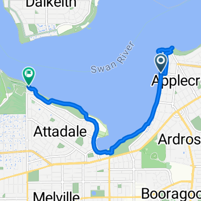 Ride around the Rivers Ride 6 - Point Walter to Applecross