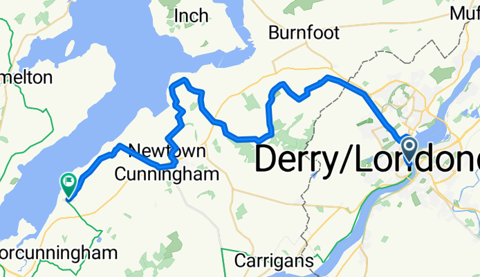 EuroVelo 1: Newtown Cunningham to Londonderry