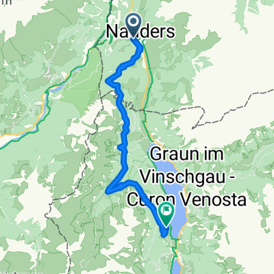 Fimberpass - Val d'Uina - Reschenpass: Nauders - Graun im Vinschgau