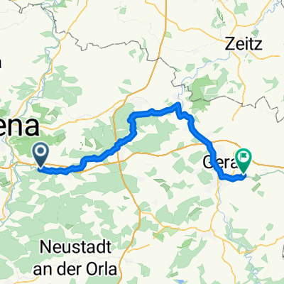 Thüringer Städtekette Jena - Altenburg