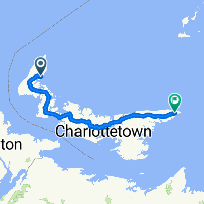 Trans Canada Trail (PEI): Confederation Trail Main - Alberton to Souris