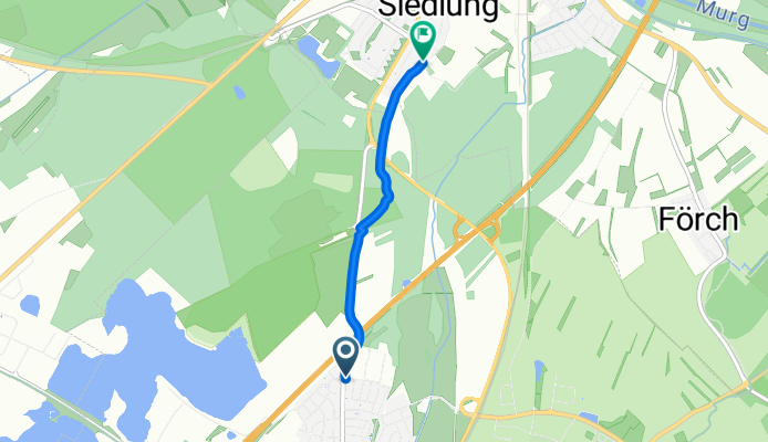 RadNETZ BAD-Oos - Rastatt Süd