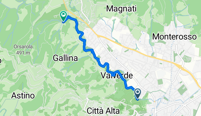 Ciclabile di Sombreno: Greenway del torrente Morla (Bergamo–Ponteranica)