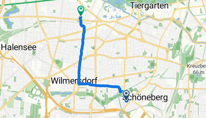 Koburger Straße, Berlin to Carmerstraße, Berlin