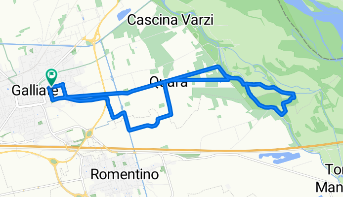 Via Alessandro Volta, Galliate a Via Alessandro Volta, Galliate