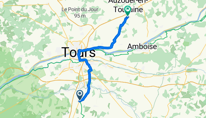 Saint-Jacques à Vélo: Reugny to Sorigny