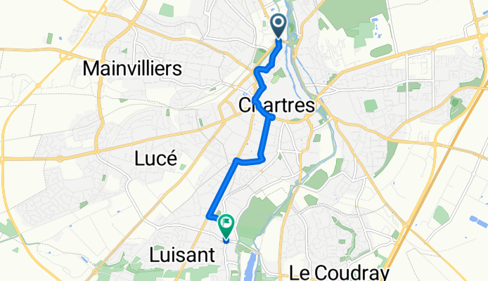 Luisant to Chartres – Saint-Jacques à Vélo (vallée d’Eure)