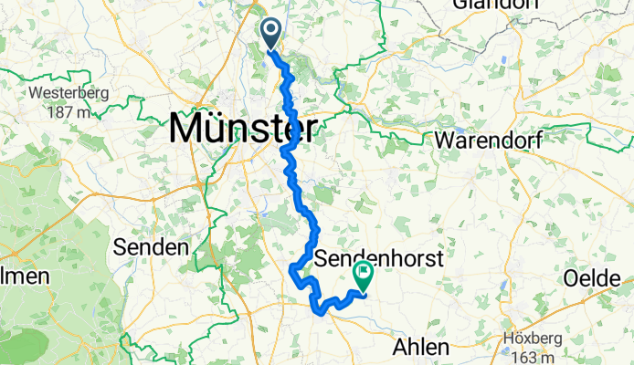 Werse Radweg Hauptroute