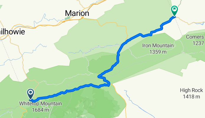 USBR 76: Rural Retreat to Adwolf