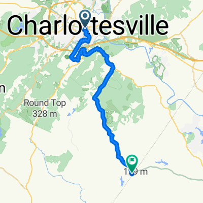 USBR 76: Charlottesville to Lake Monticello