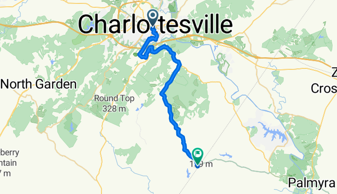 USBR 76: Charlottesville to Lake Monticello